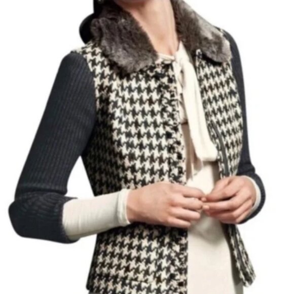 CAbi Jackets & Blazers - Cabi Houndstooth Tweed Jacket